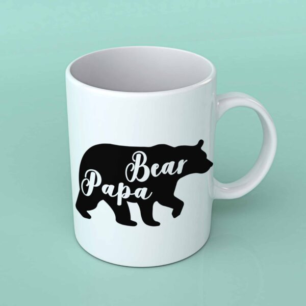 Papa bear Dad coffee mug
