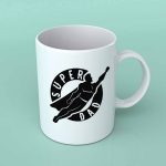 Super Dad coffee mug