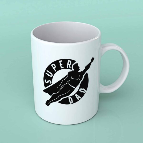 Super Dad coffee mug