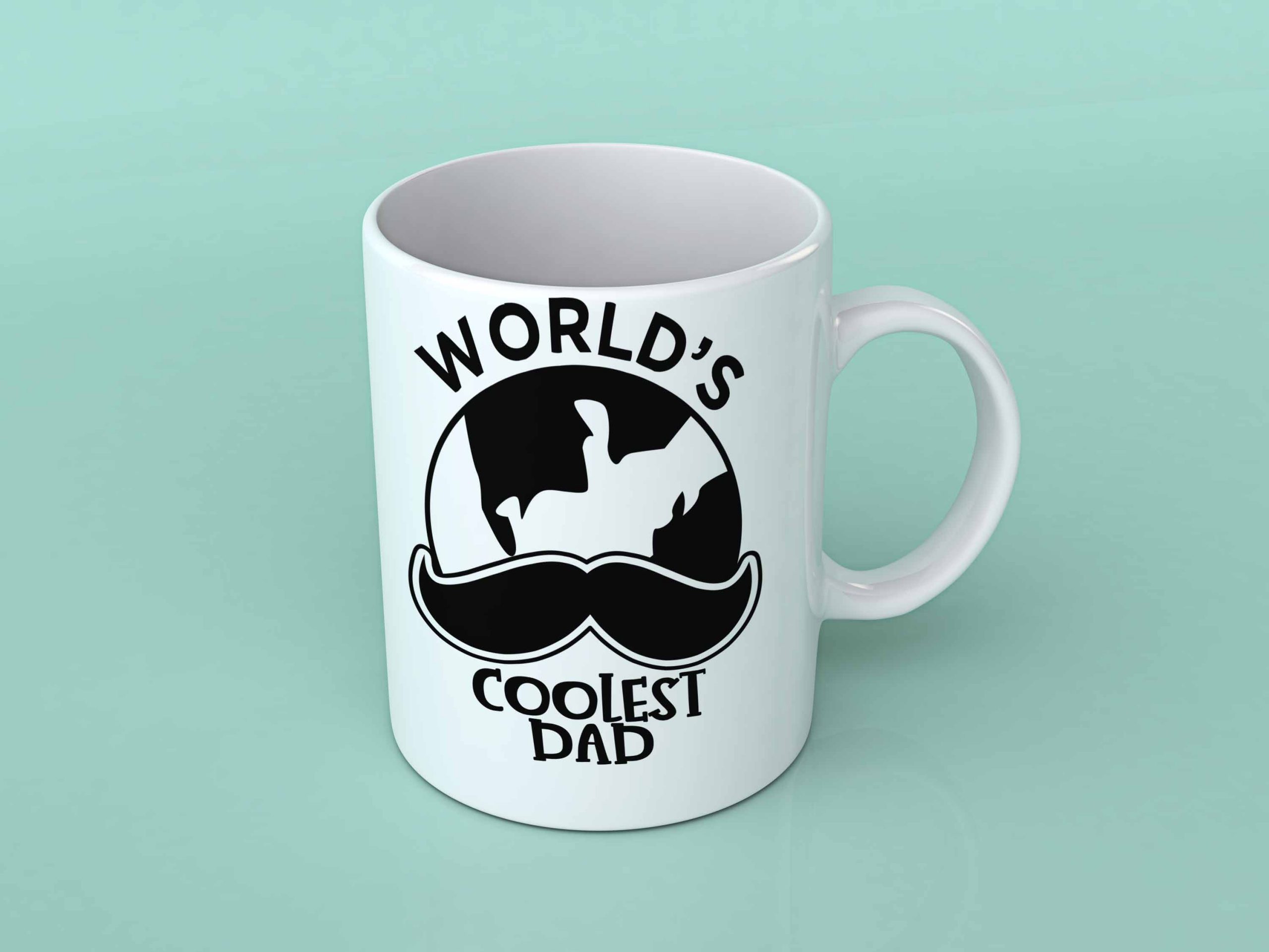 World's coolest Dad coffee mug