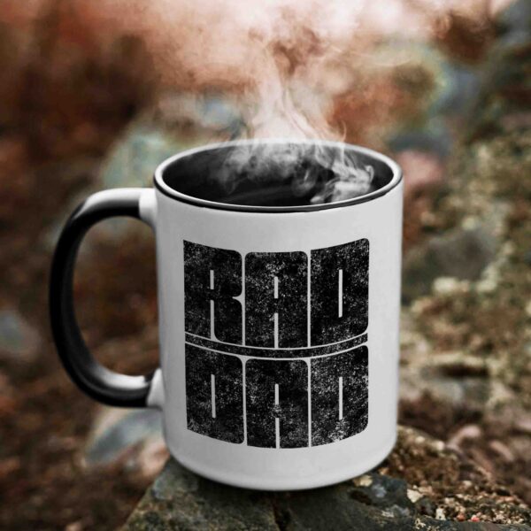 Rad Dad Two tone coffee mug