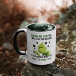 Touch my coffee Grinch coffee mug