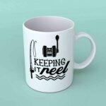 Keeping it reel fishing coffee mug