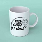 Reel cool dad fishing coffee mug