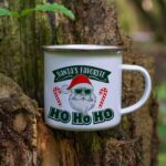 Christmas Santas favorite ho ho ho enamel mug