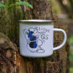 I love my GS Motorcycle enamel mug
