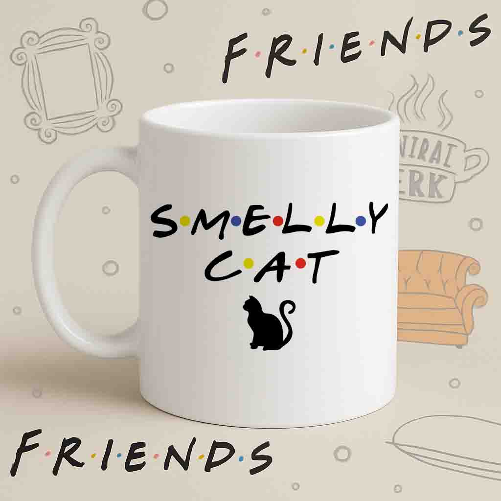Smelly Cat Mug – Friends-Inspired Phoebe Design