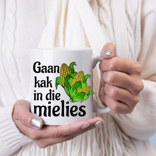 Gaan kak in die mielies coffee mug