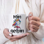 Min gespin ballerina unicorn coffee mug