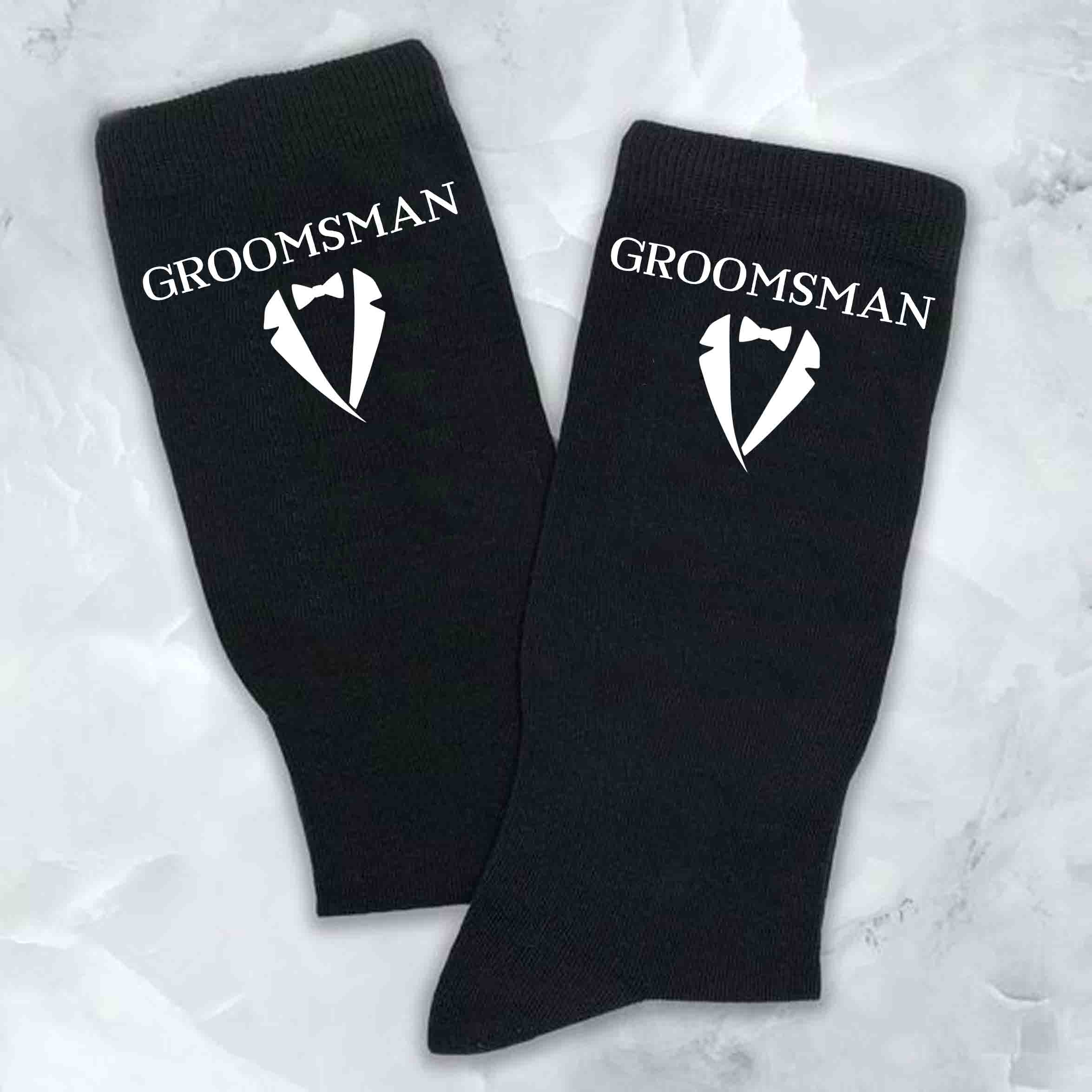 Groomsman Tuxedo socks