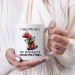 I may look calm coffee mug
