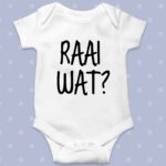 Raai wat, baby announcement baby grow
