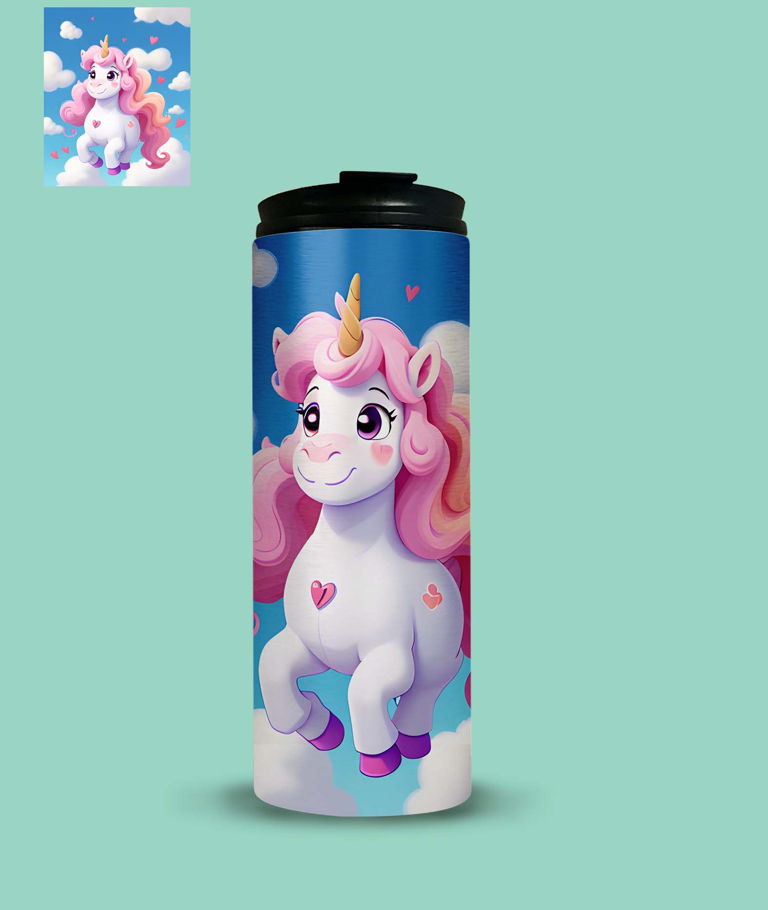Water bottle unicorn 5