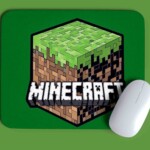 Minecraft block mouse pad