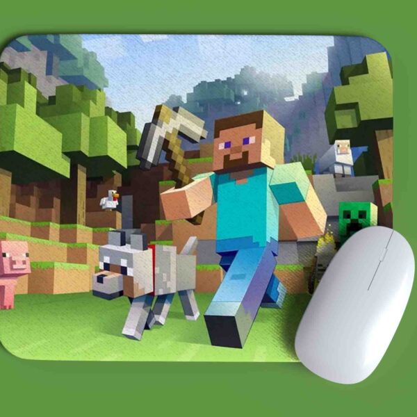 Running Steve Minecraft mouse pad