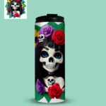 Water bottle skulls 1