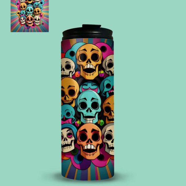 Water bottle skulls 2