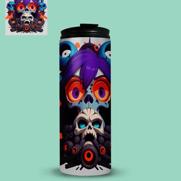 Water bottle skulls 3