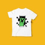Kids creeper minecraft White T-shirt