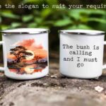 African Sunset enamel mug 18