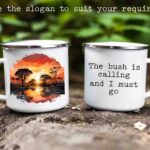 African Sunset enamel mug 4