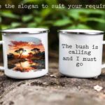 African Sunset enamel mug 8