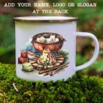Enamel mug fire pit 1
