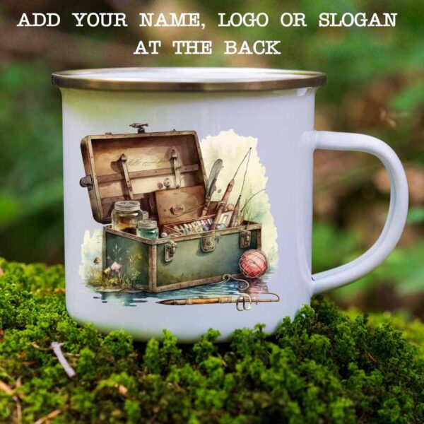 Enamel mug tackle box