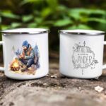 Hiking enamel mug 18