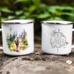 Hiking enamel mug 22