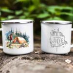 Hiking enamel mug 23