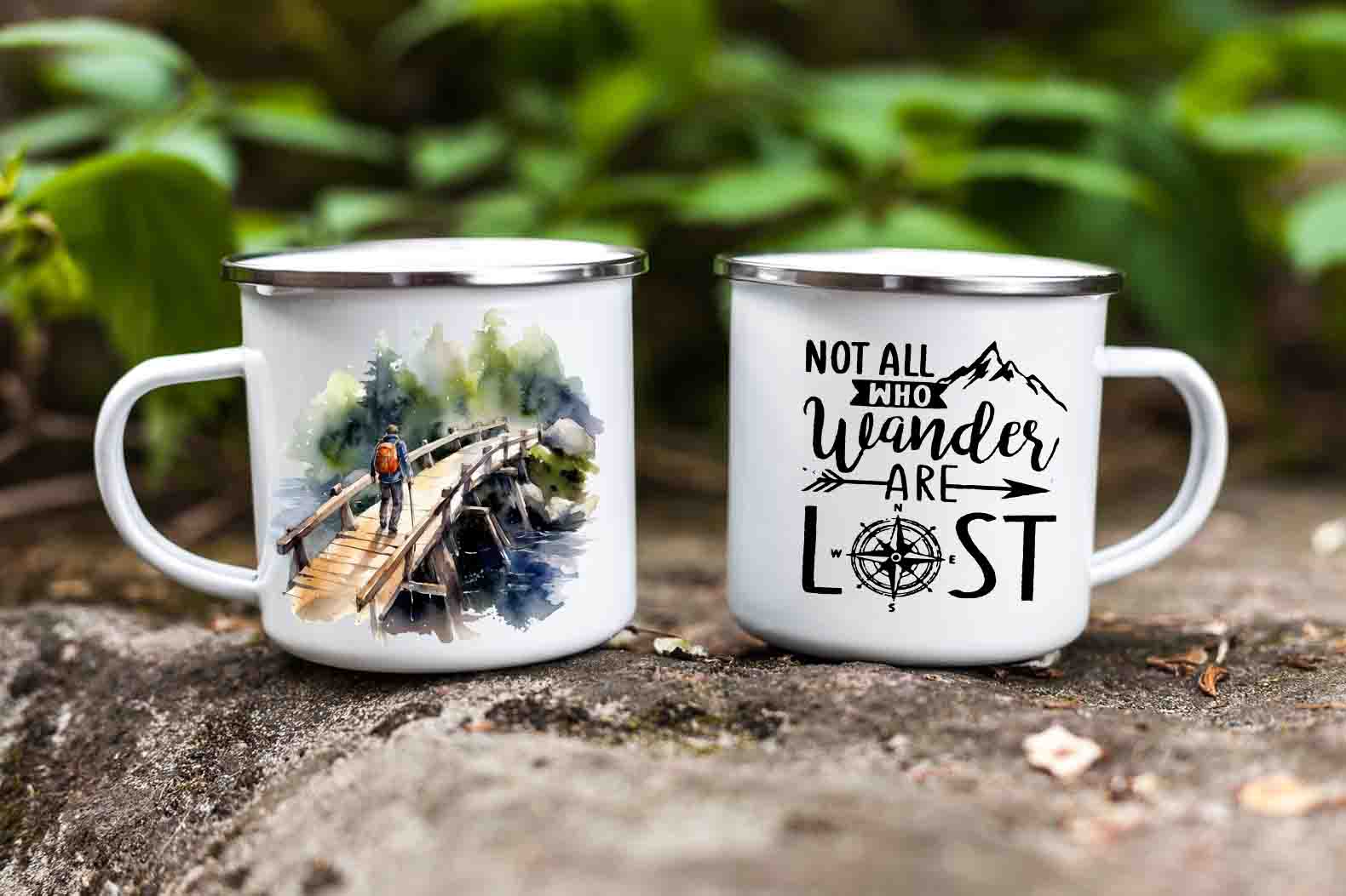 Hiking enamel mug 4