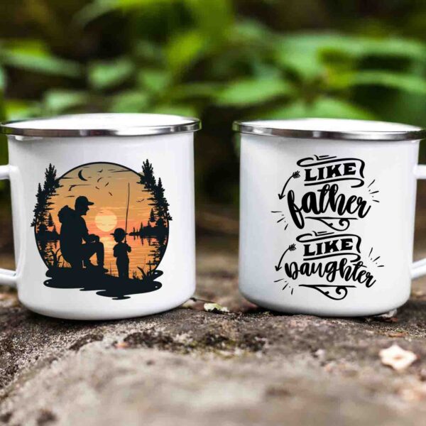 fishing enamel mug south africa – enamel gift mug for fishermen and dads