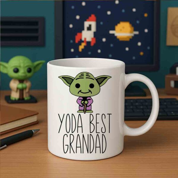 Yoda best Grandad coffee mug