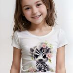 Baby Zebra unisex T-shirt Girl