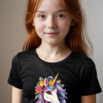 Girls T-shirt Unicorn E