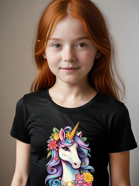 Girls T-shirt Unicorn E