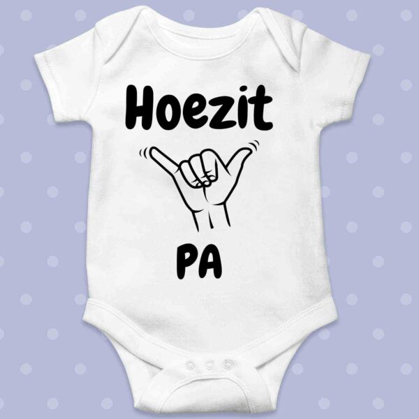 Personalised Baby Grow – Hoezit Pa