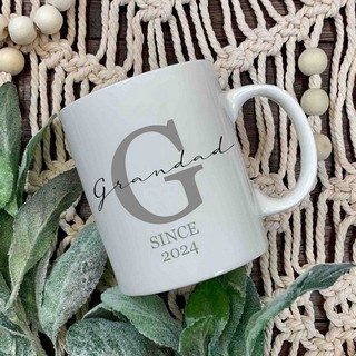 Initial Grandad mug