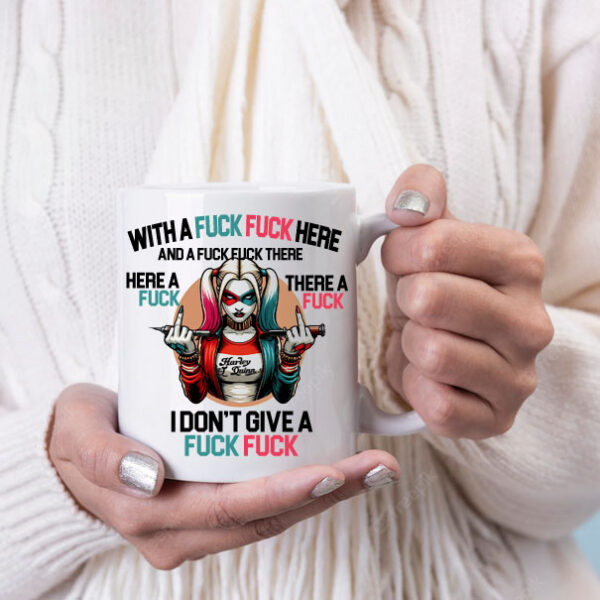 With a fuck fuck here Character 1 mug