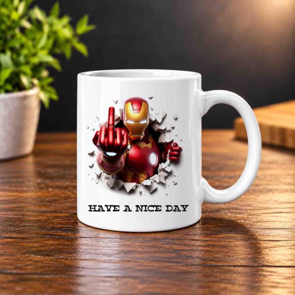 Have a nice day Iron man mug