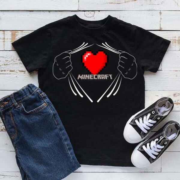 Minecraft Heart T-Shirt