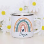 Boho personalised rainbow mug 1