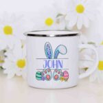 Easter bunny Boys enamel mug