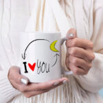 I love you to the moon and back mug