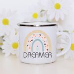Rainbow Dreamer enamel mug