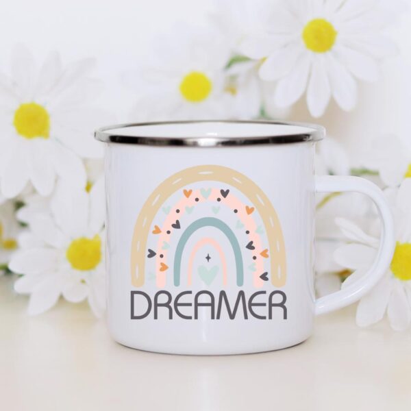 Rainbow Dreamer enamel mug
