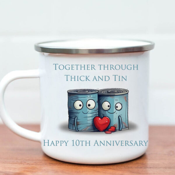 Together through thick and tin mug