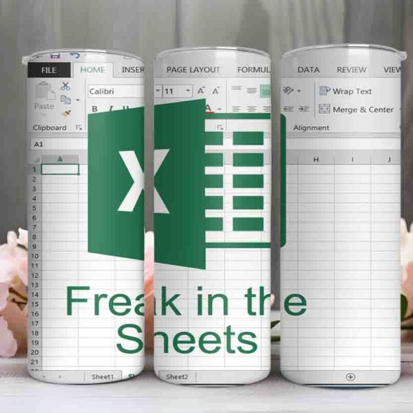 Freak in the sheets tumbler