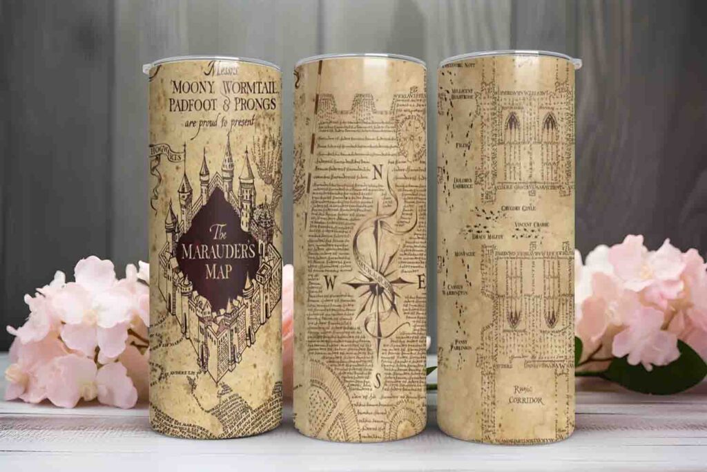 Harry Potter Tumbler marauders map